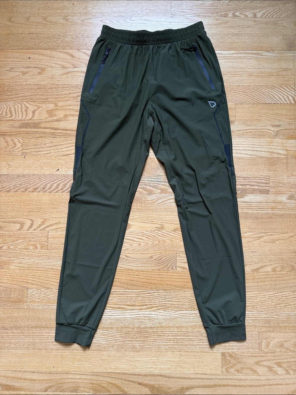 Baleaf Men's Olive Green Athletic Jogger Pants